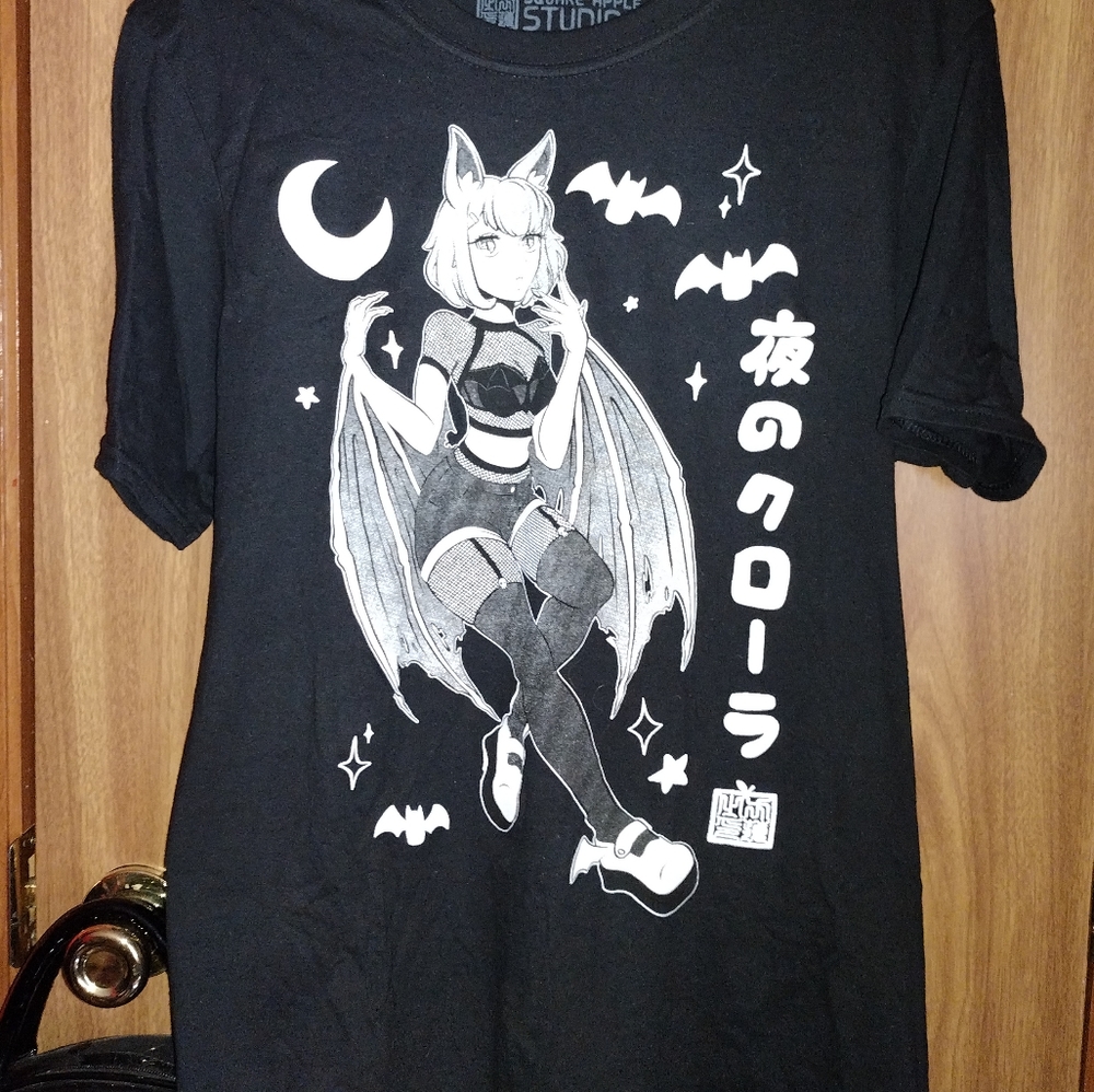 Anime Bat Girl Tee